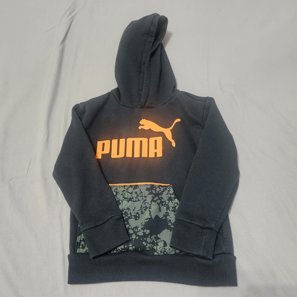Puma Black Hoodie with Gray Interior
